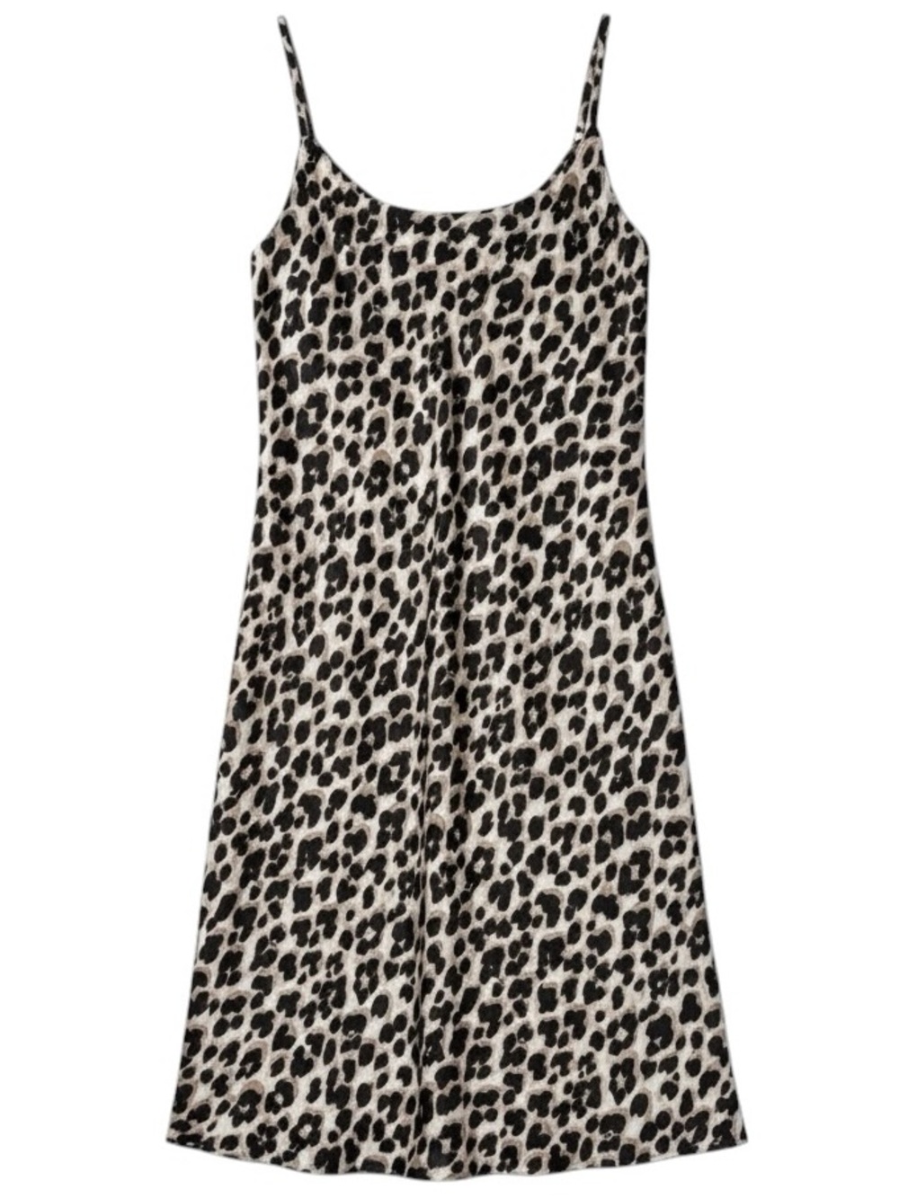 Anatomie Leopard Slip Dress Lightweight Packable Size Large
